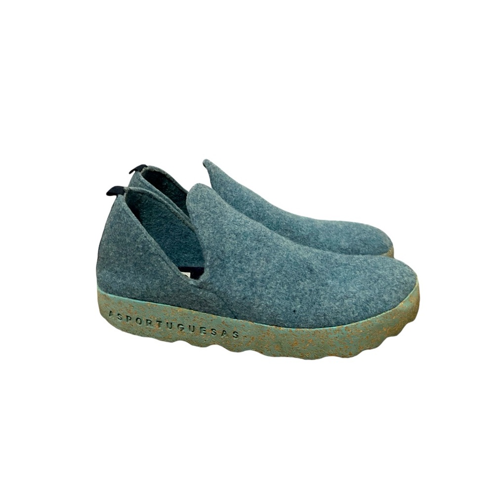 Womens ASPORTUGUESAS Size 11 Euro 42 Blue Shoes EUC EGOfriendly MSRP $180